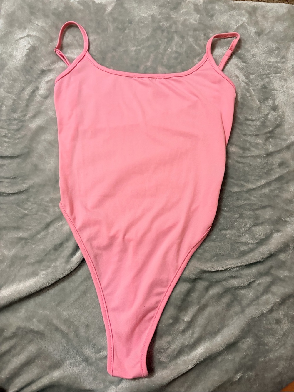 SHEIN Pink Kids One-Piece Swimsuit